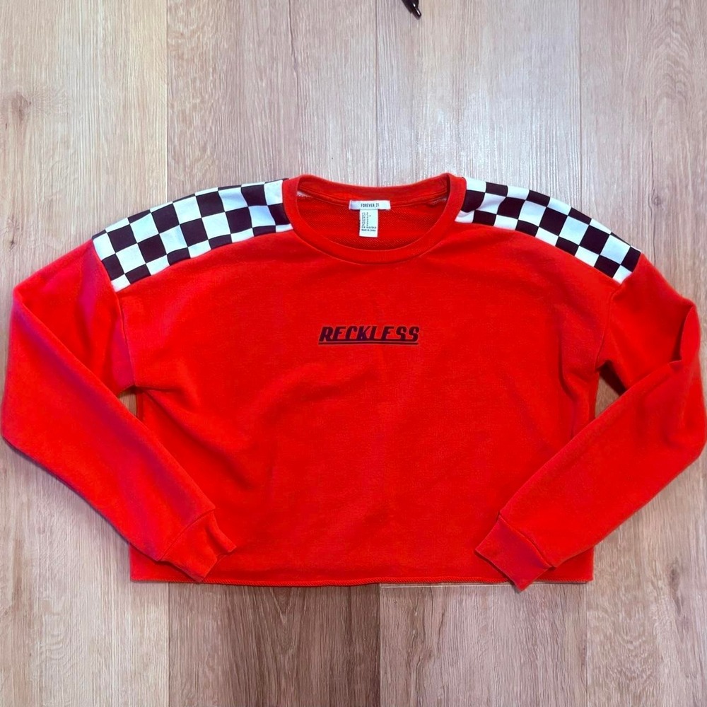 Forever 21 Reckless red long sleeve
